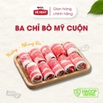 Ba chỉ bò Mỹ cuộn