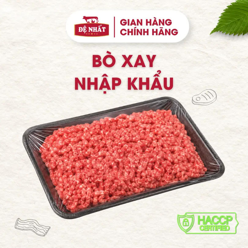 Thịt bò xay nhập khẩu 01