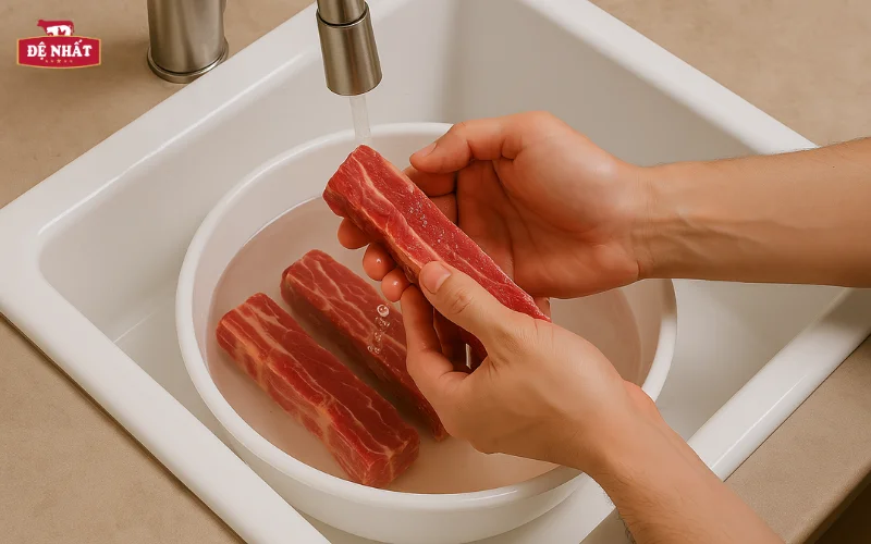 Sườn bò nướng bằng nồi chiên không dầu 1