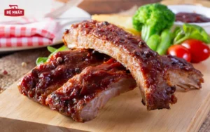 Sườn bò nướng bằng nồi chiên không dầu 5
