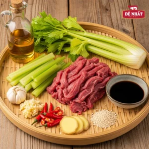Cách làm thịt bò xào cần tây mềm thơm, chuẩn vị tại nhà