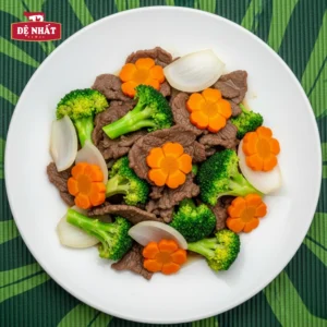 Cách làm thịt bò xào súp lơ xanh, trắng giòn ngọt, không bị dai