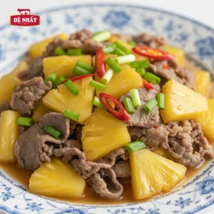Cách làm thịt bò xào dứa lạ miệng, thơm ngon nức mũi