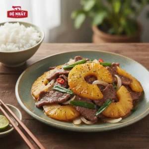 Cách làm thịt bò xào dứa lạ miệng, thơm ngon nức mũi