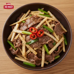 Cách làm thịt bò xào măng tươi giòn ngon, mềm ngọt, giữ trọn dinh dưỡng