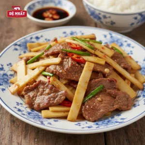 Cách làm thịt bò xào măng tươi giòn ngon, mềm ngọt, giữ trọn dinh dưỡng