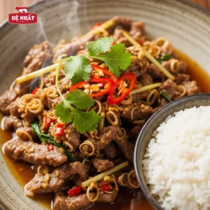 Cách làm thịt bò xào sả ớt ngon, đơn giản, mềm ngọt thấm vị
