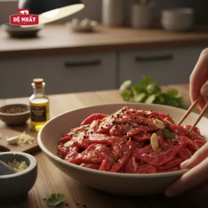 Cách làm thịt bò xào cải bó xôi ngon, xanh mướt, ăn hoài không ngán
