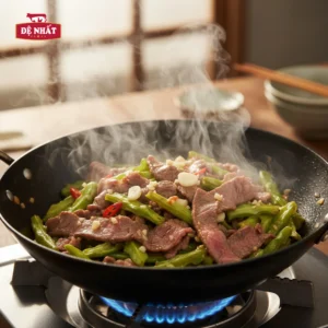 Cách làm thịt bò xào đậu rồng giòn sật, ngon miệng dễ làm cho gia đình