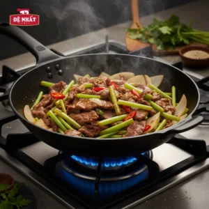 Cách làm thịt bò xào rau cần nước tỏi ớt đậm đà, hao cơm