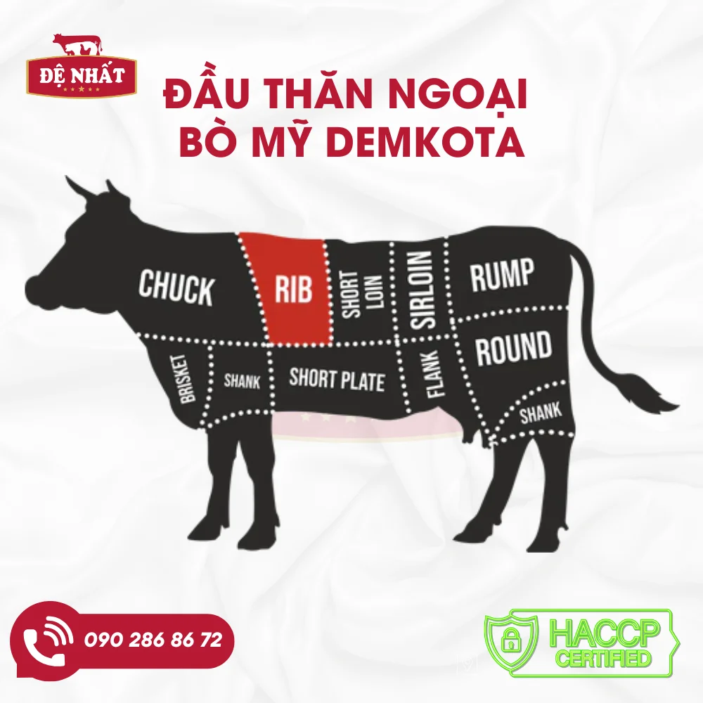 Đầu thăn ngoại bò mỹ Demkota 03