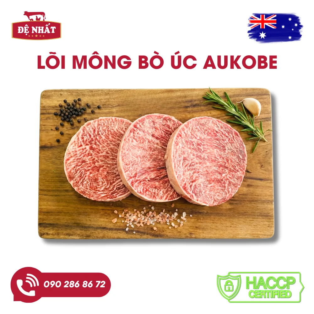 Lõi mông bò Aukobe Úc 01