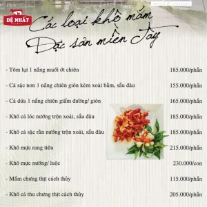 Menu nhà hàng Lúa Nếp – Gợi ý món ngon, giá tham khảo và trải nghiệm ăn uống