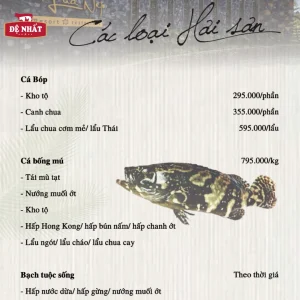 Menu nhà hàng Lúa Nếp – Gợi ý món ngon, giá tham khảo và trải nghiệm ăn uống