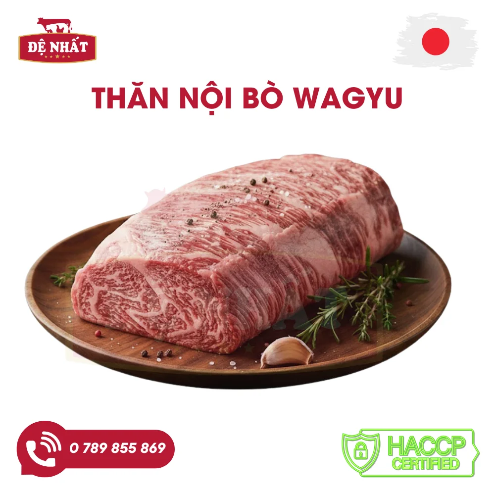 Thăn nội bò Wagyu Nhật Bản A5