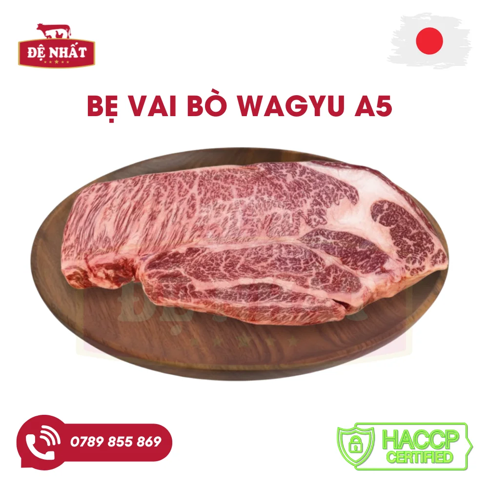 Bẹ vai bò Wagyu A5