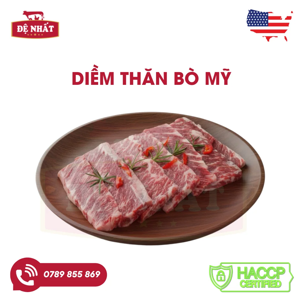Diềm thăn bò Mỹ đông lạnh