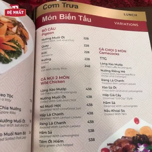 Menu nhà hàng Nam Bộ có gì đặc biệt? Review chi tiết và món nên thử