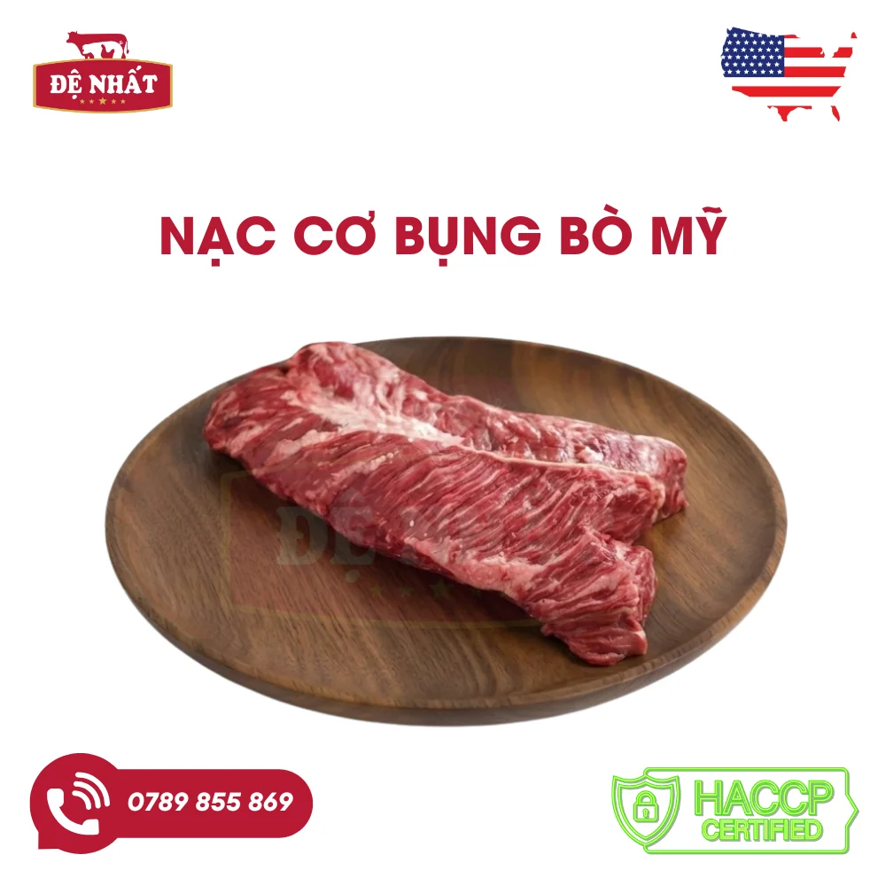 Nạc cơ bụng bò Mỹ