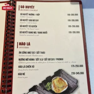 Review nhà hàng Gành Hào 1 và Gành Hào 2: Thực đơn, giá, so sánh chi tiết