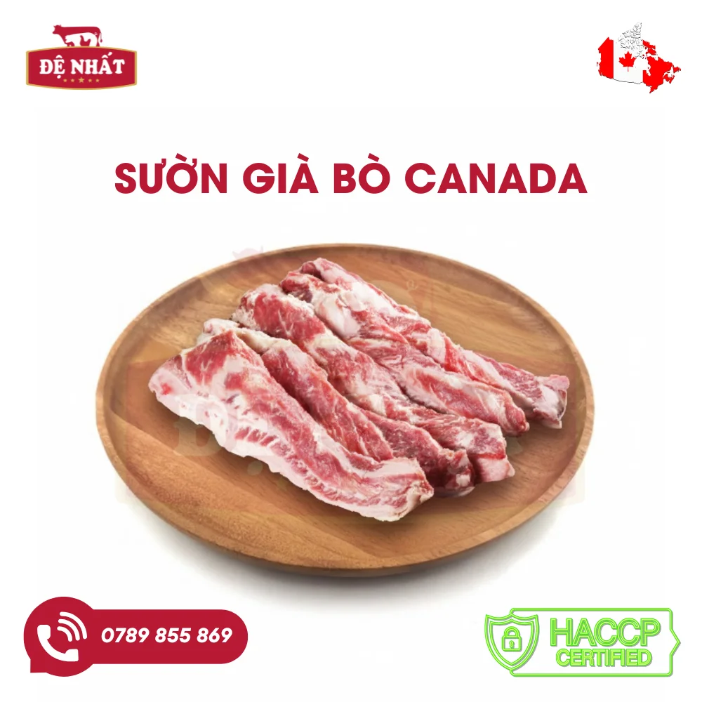 Sườn già bò Canada