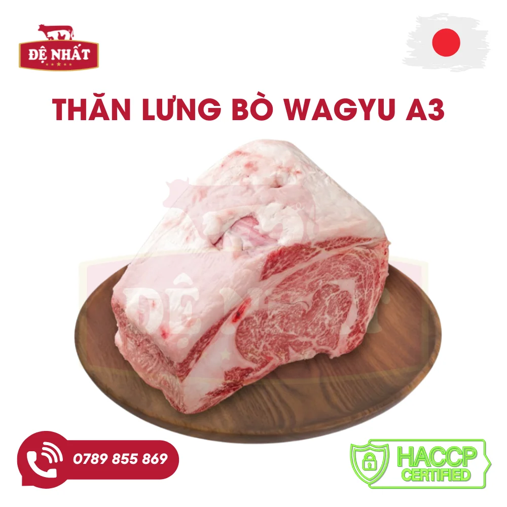 Thăn lưng bò Wagyu A3
