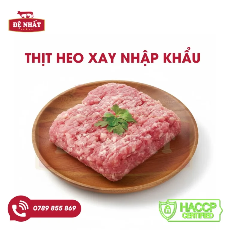 Thịt heo xay đông lạnh