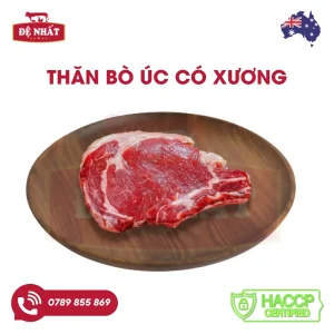 Thăn bò Úc có xương