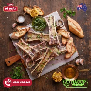 Xương ống tủy bò Úc cắt khúc