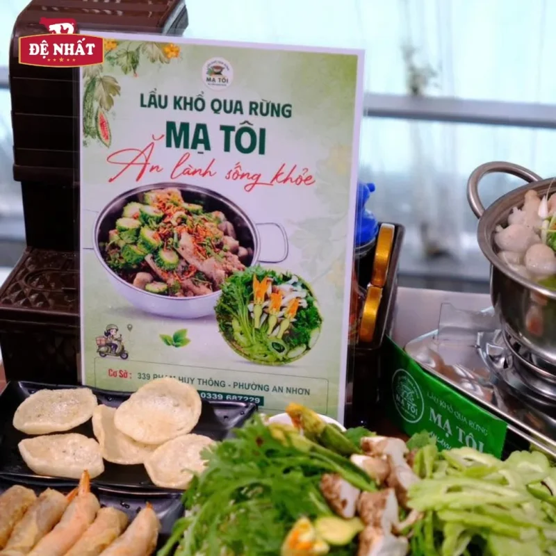 Review lẩu khổ qua rừng Mạ Tôi từ A đến Z