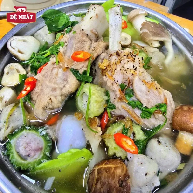 Review lẩu khổ qua rừng Mạ Tôi từ A đến Z