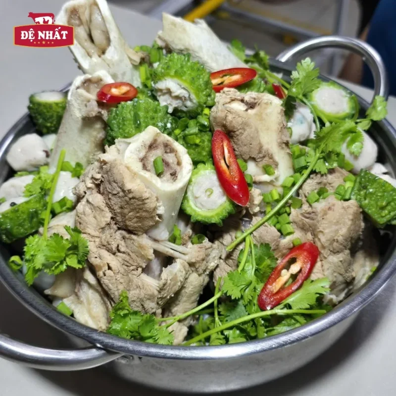 Review lẩu khổ qua rừng Mạ Tôi từ A đến Z