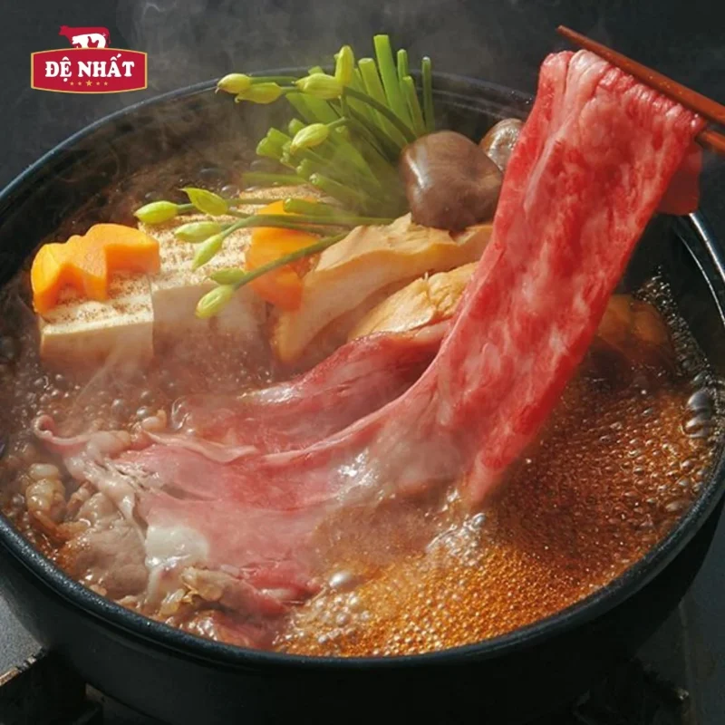 Ba chỉ bò nhập khẩu cắt lát trải dài giá tốt, dễ chế biến