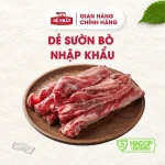 Dẻ sườn bò nhập khẩu ngon, mềm, giá rẻ