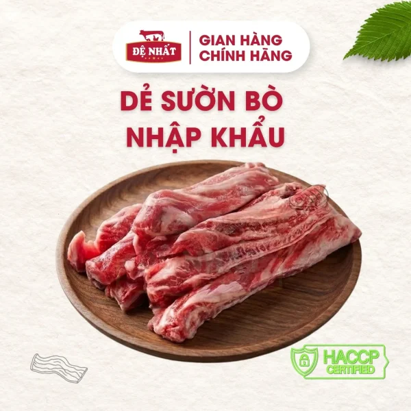 Dẻ sườn bò nhập khẩu ngon, mềm, giá rẻ