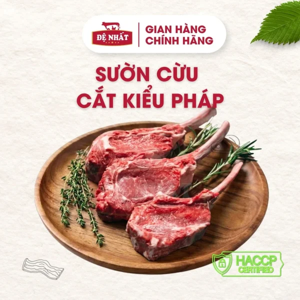 Sườn cừu cắt kiểu Pháp