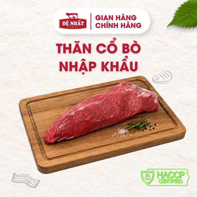 Thăn cổ bò nhập khẩu chuck tender 01