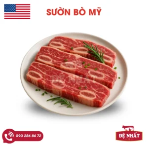Sườn bò Mỹ nhập khẩu